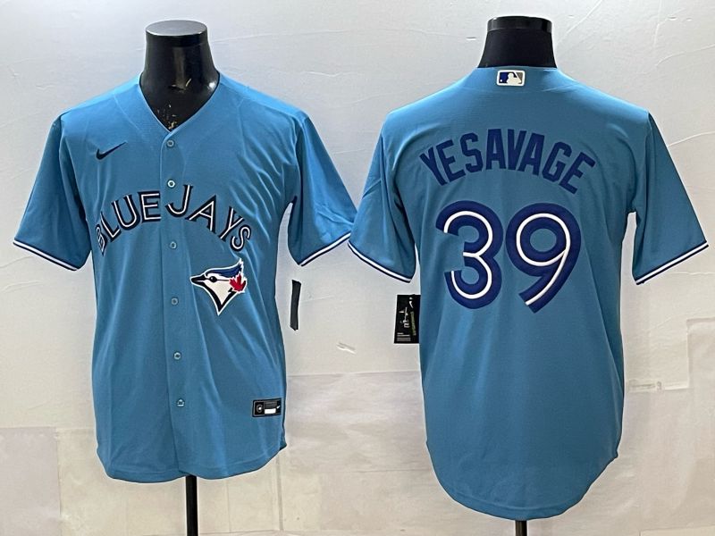 Men 2025 Toronto Blue Jays #39 Yeaavage Light Blue Game Nike MLB Jersey style 01->toronto blue jays->MLB Jersey